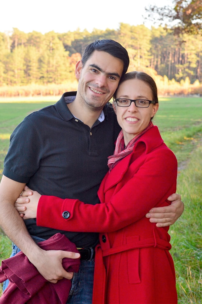 Paarshooting in der Natur bei Forchheim - natürliche und lässige Paarfotografie